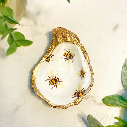 Busy Bee Oyster Trinket Dish