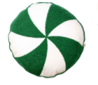 Peppermint Pillow Green