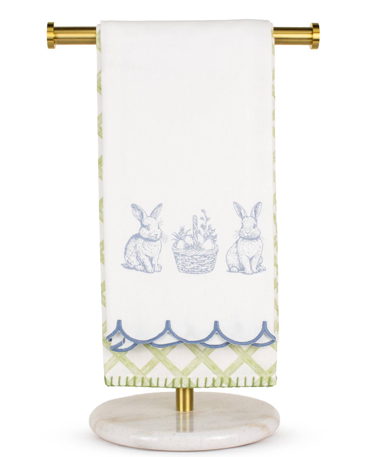 Morgan Bunny Trellis Hand Towels s/2