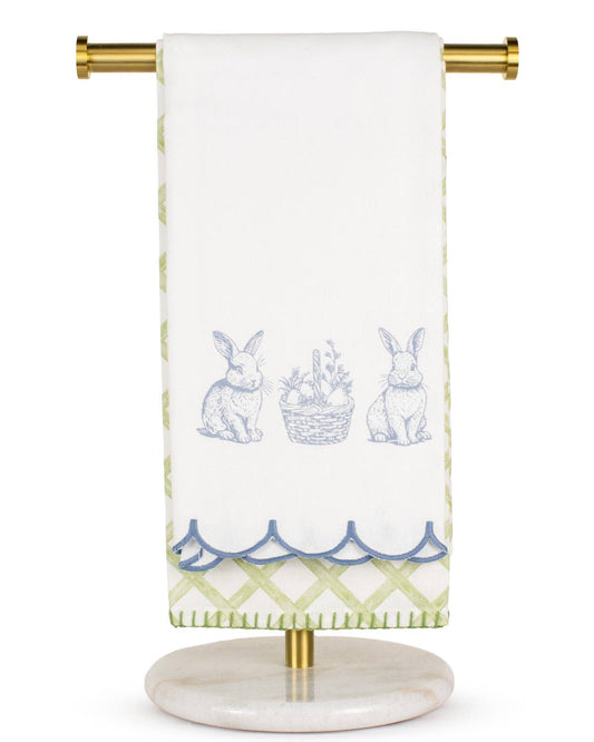 Morgan Bunny Trellis Hand Towels s/2