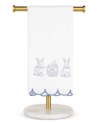 Morgan Bunny Trellis Hand Towels s/2