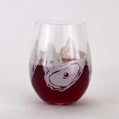 Oyster wine glass