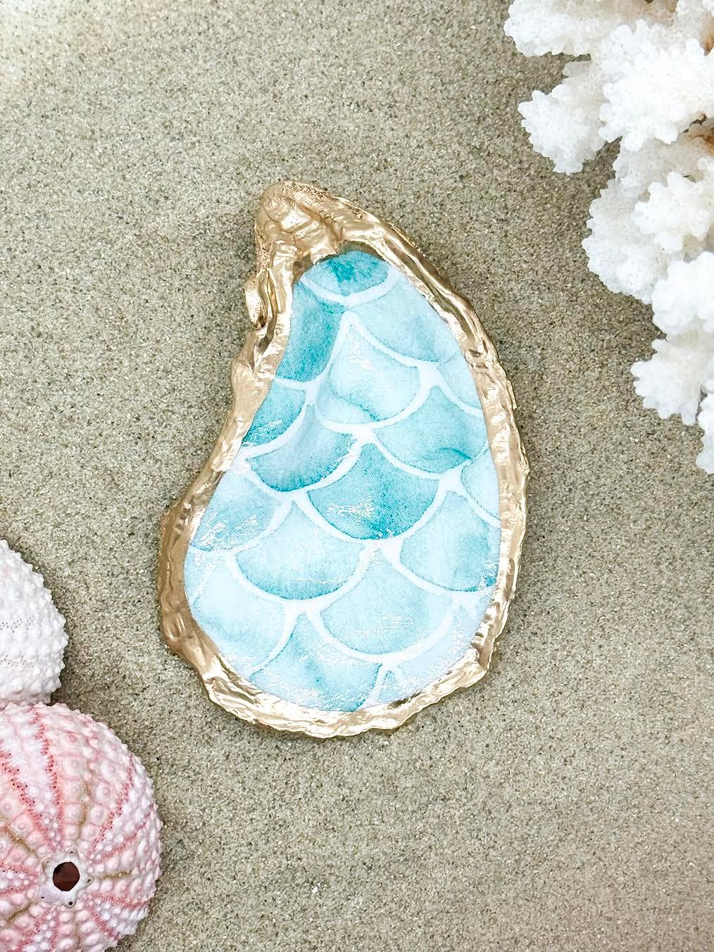 Mermaid Scales Oyster Trinket Dish