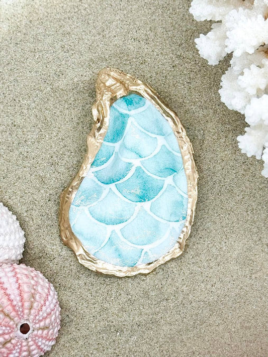 Mermaid Scales Oyster Trinket Dish