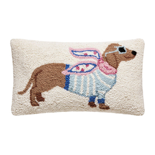 Chic Summer Dachshund Hook Pillow