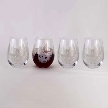 Oyster wine glass