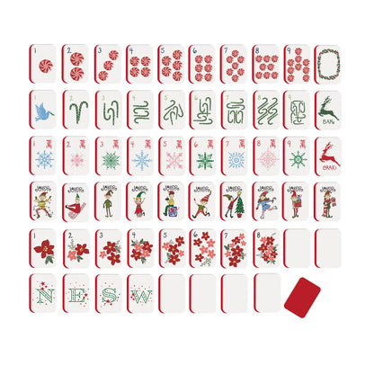North Pole Mahjong Set (Tiles/Mat)