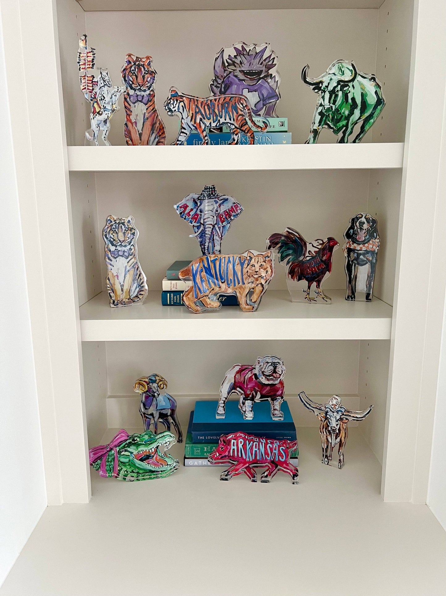 "Rev" acrylic shelfie