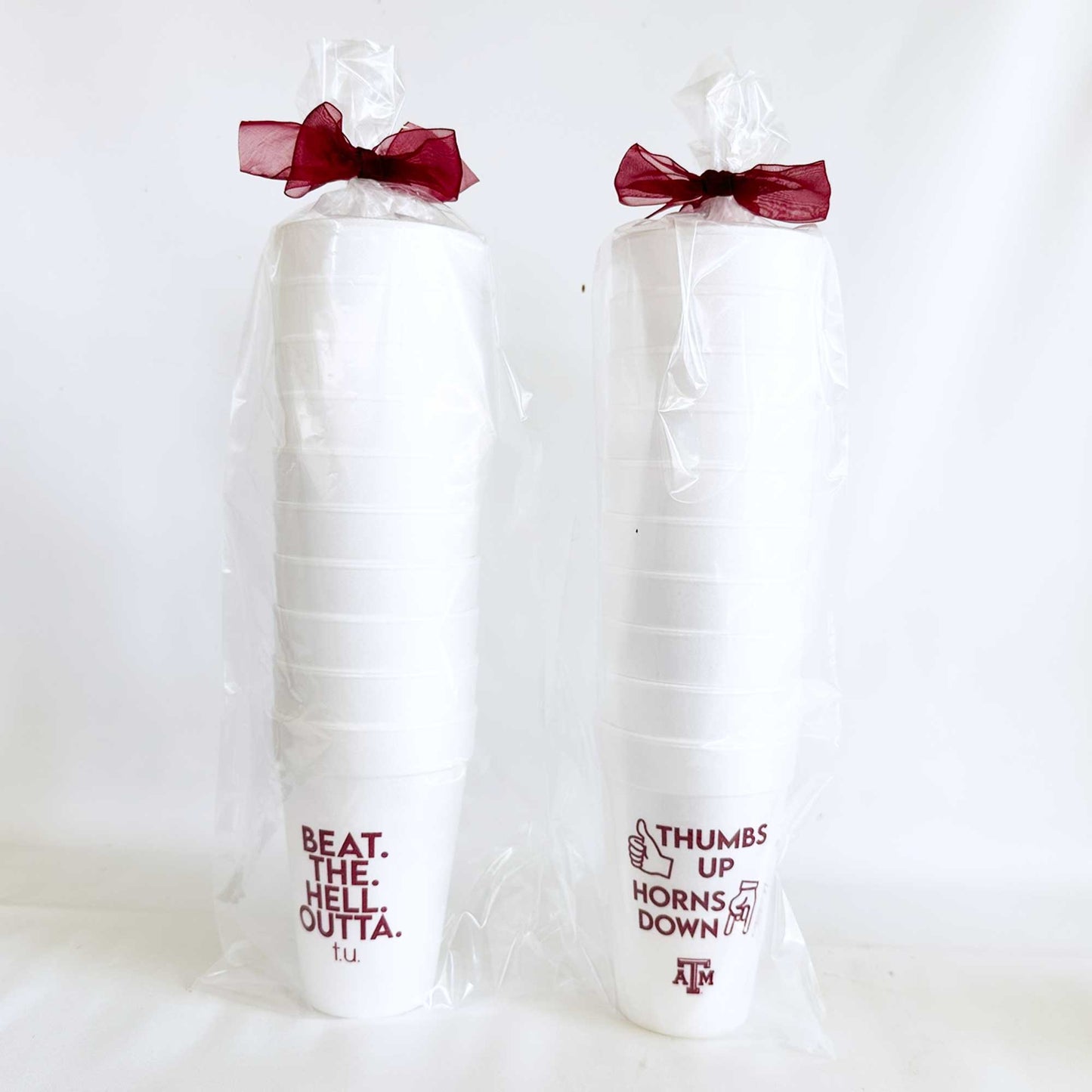 Texas A&M - Thumbs  Up Horns Down 10 ct