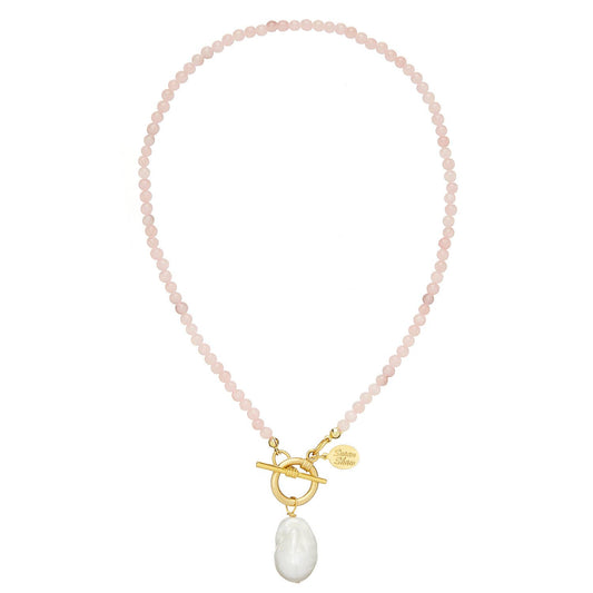 Katie Necklace - Light Pink