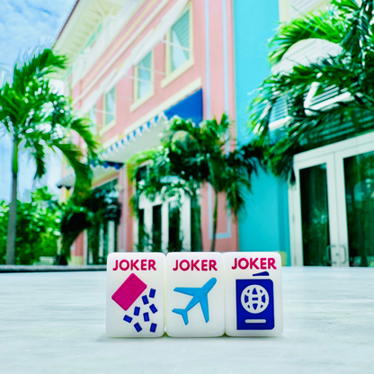 MINI TRAVEL MAHJONG | White