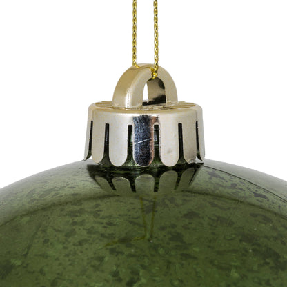 6" Moss Green Mercury Ball Ornament