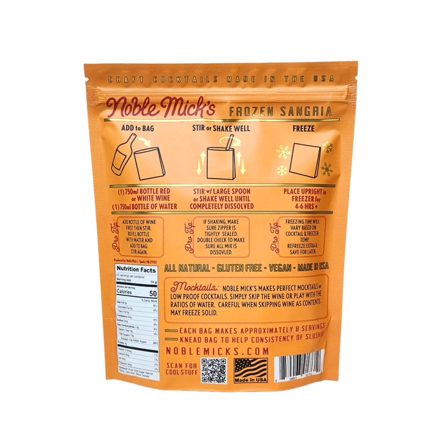 Sangria Frozen Cocktail