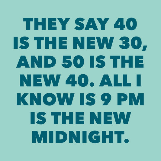 Cocktail Napkins 9 Pm Is New Midnight