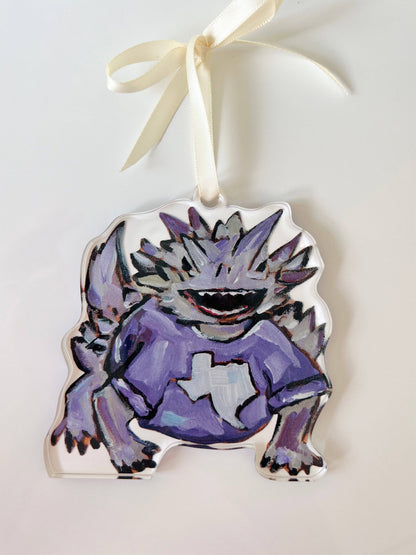 "The Horned Frog" ornament