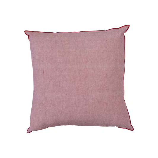 Square Throw Pillow - Red