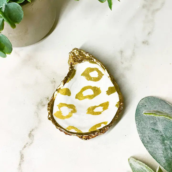 Gold Leopard Oyster Dish